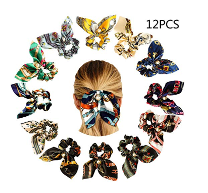 Colorful Hair Scrunchies